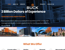 Tablet Screenshot of buckconstruction.net